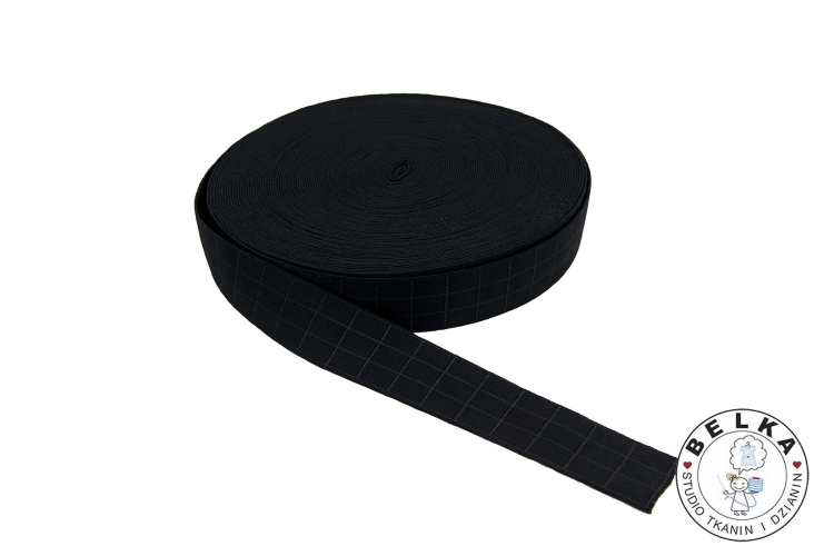 GUMA DZIANA 40MM CZARNA KRATA-14993