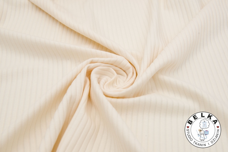 DZIANINA PRĄZEK 8/4 + ELASTAN LYCRA CREAM-14998