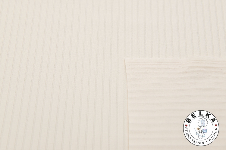DZIANINA PRĄZEK 8/4 + ELASTAN LYCRA CREAM-15000