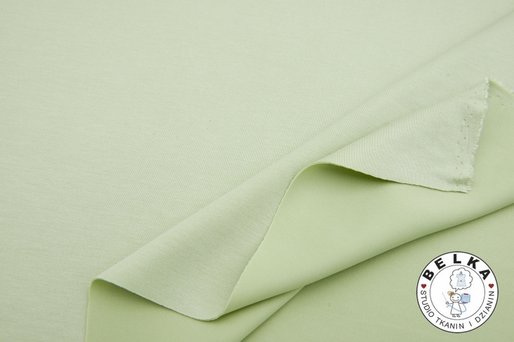 DZIANINA PIANKOWA SCUBA (MASEŁKO) PISTACJA MATCHA-15246
