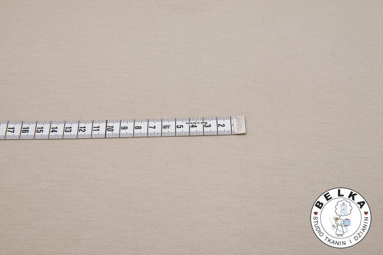 DZIANINA PIANKOWA SCUBA (MASEŁKO) JASNY BEŻ 300g-15257