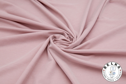 DZIANINA JERSEY FIT MODAL PASTELOWY RÓŻ-15313
