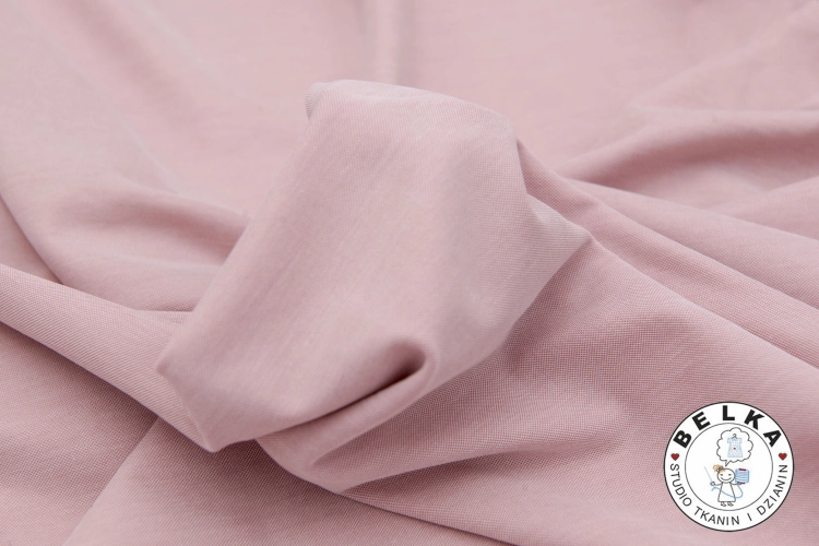 DZIANINA JERSEY FIT MODAL PASTELOWY RÓŻ-15315