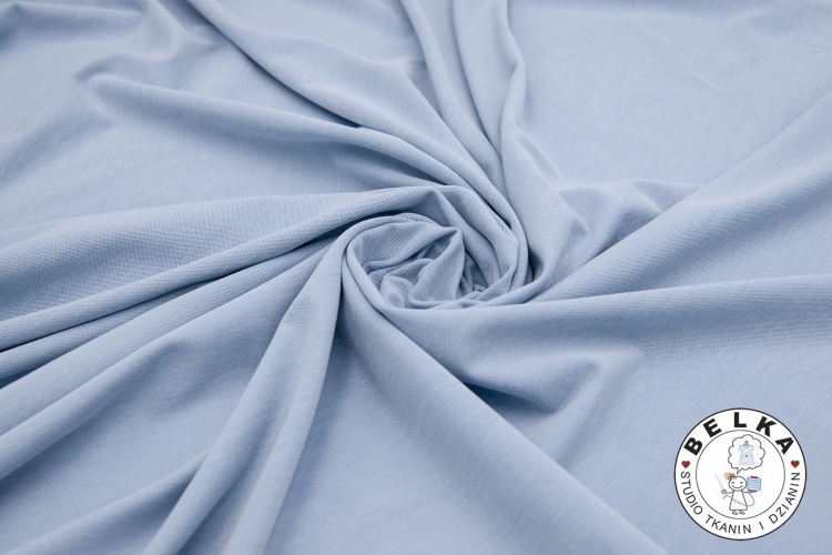 DZIANINA JERSEY FIT MODAL BABY BLUE-15316