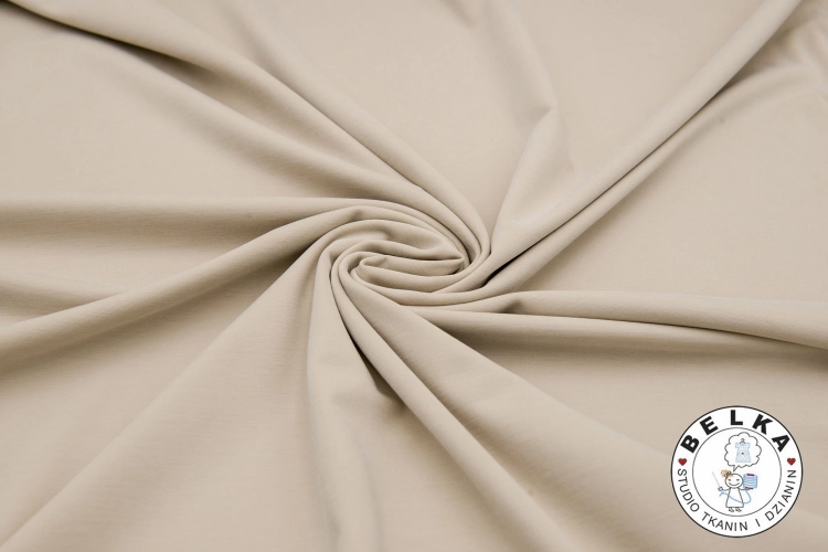 DZIANINA JERSEY AMARA MODAL BLADY BEŻ-15319