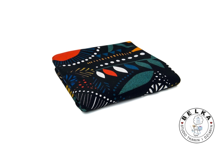 JERSEY WISKOZOWY + ELASTAN CYFROWY AFRICA-15371