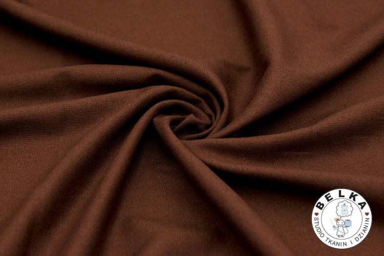 TKANINA LEN BALI BRĄZOWY-15405