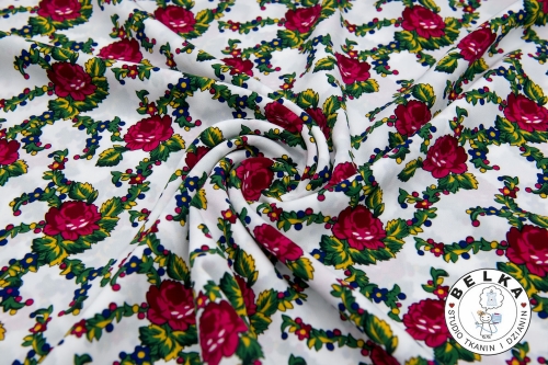 TKANINA ŻORŻETA GÓRALSKA BIAŁA-15408