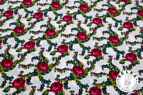 TKANINA ŻORŻETA GÓRALSKA BIAŁA-15409