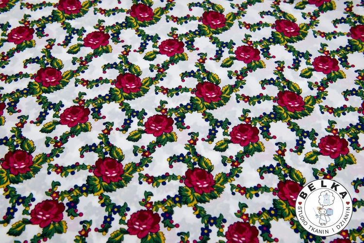 TKANINA ŻORŻETA GÓRALSKA BIAŁA-15409