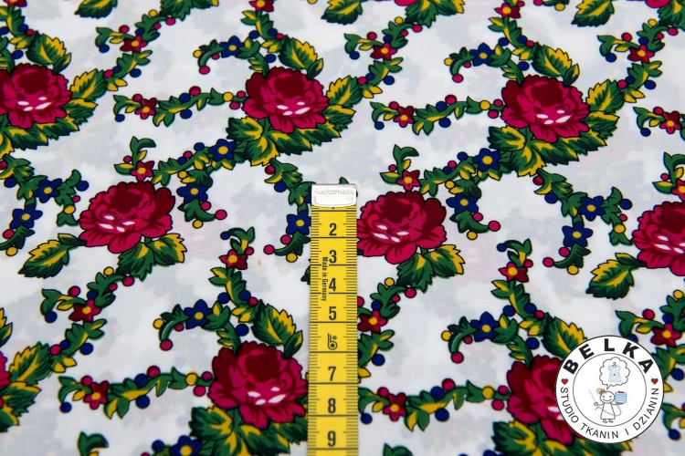 TKANINA ŻORŻETA GÓRALSKA BIAŁA-15410