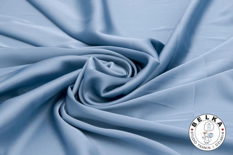 TKANINA EXCLUSIV SATYNA ZGASZONY NIEBIES + SPANDEX-15467