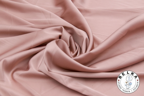 TKANINA EXCLUSIV SATYNA PUDROWY RÓŻ + SPANDEX-15468