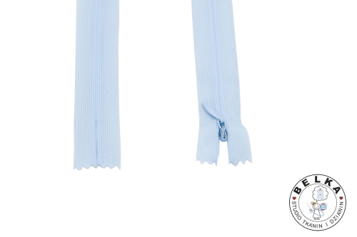 ZAMEK 60CM SPIRALA #3 KRYTY NIEROZ. BLADO NIEBIESK-15491