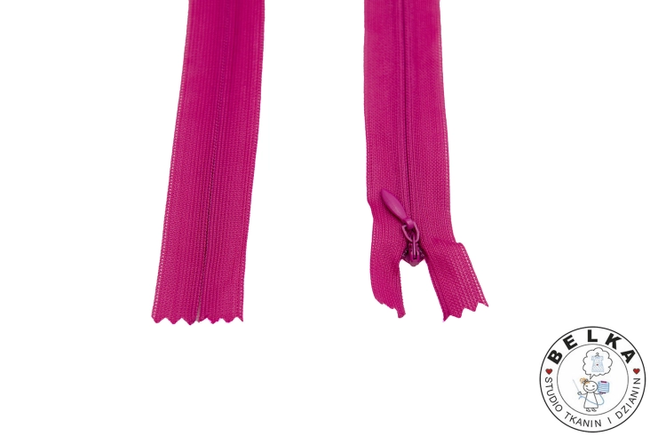 ZAMEK 60CM SPIRALA #3 KRYTY NIEROZ. FUKSJA-15484