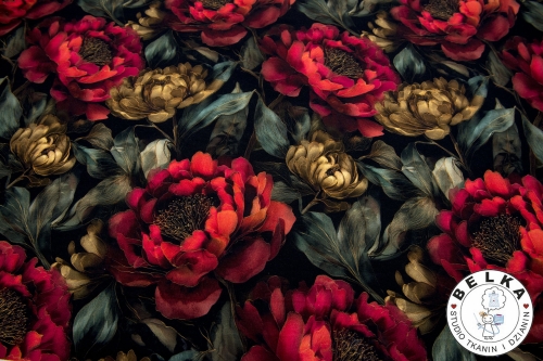 DZIANINA PĘTELKA CYFROWA PEONIE-15550