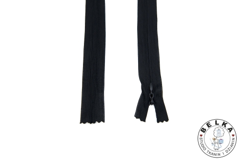 ZAMEK 55CM #3 KRYTY NIEROZDZIELCZY CZARNY-15613