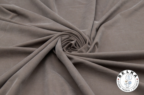 DZIANINA JERSEY FIT MODAL MLECZNA CZEKOLADA-15632