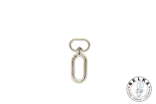 KARABIŃCZYK ELIPSA SREBRNY 20mm-15630