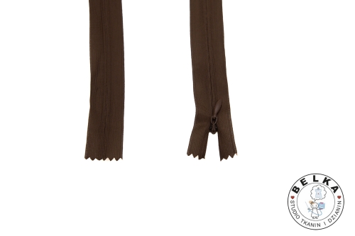 ZAMEK 40CM SPIRALA #3 KRYTY NIEROZ. BRĄZOWY-15664