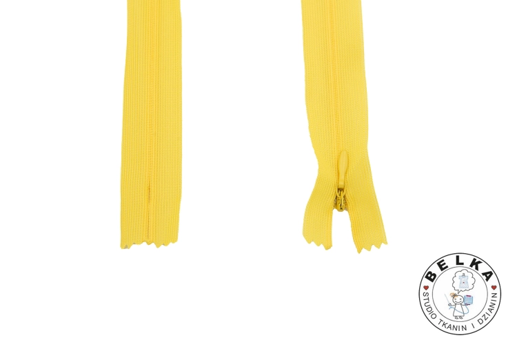ZAMEK 40CM SPIRALA #3 KRYTY NIEROZ. ŻÓŁTY-15683