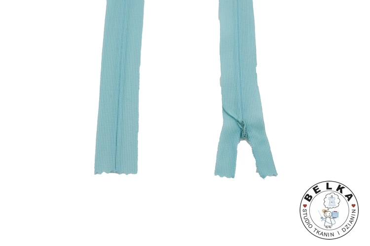ZAMEK 40CM SPIRALA #3 KRYTY NIEROZ. AQUA-15684