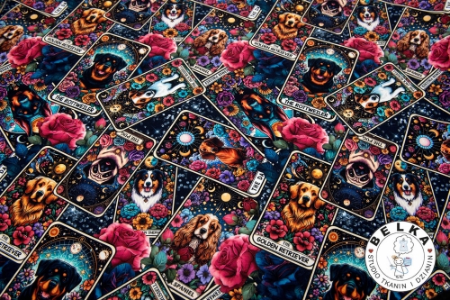 DZIANINA PĘTELKA CYFROWA PSY TAROT-15887