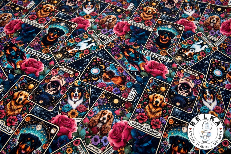 DZIANINA PĘTELKA CYFROWA PSY TAROT-15887