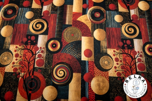 DRESÓWKA DRAPANA ART DECO ZŁOTO HYDROFOBOWA-15912