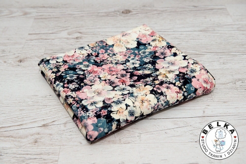 DZIANINA PĘTELKA CYFROWA WIOSENNA ŁĄKA-5157