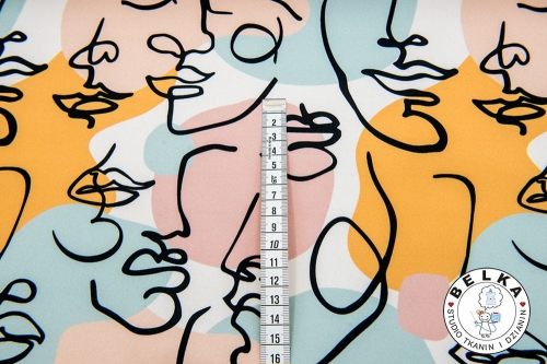 TKANINA SOFTSHELL SZKIC BEŻOWY-6465