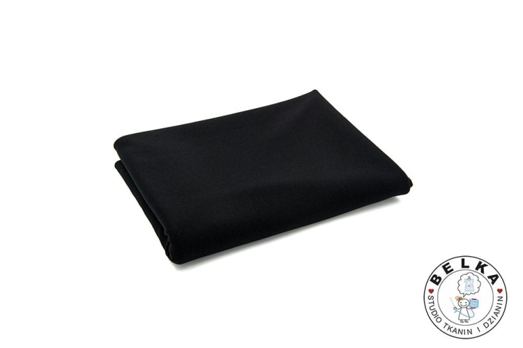 DZIANINA PUNTO NYLON CZARNE-6974