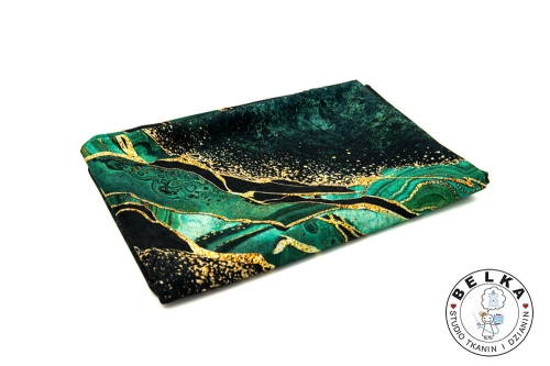 TKANINA TWILL MARMUR ZIELONY-7151