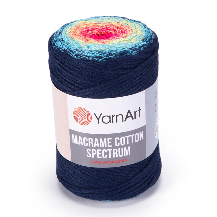 SZNUREK YARNART MACRAME COTTON SPECTRUM KOLOR 1318-7188