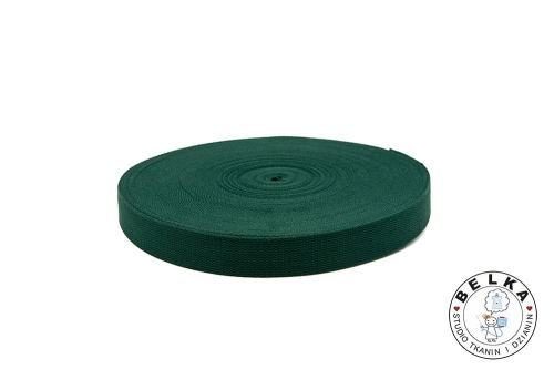 TAŚMA NOŚNA BAWEŁNIANO POLIESTROWA 32MM C. ZIELONY-7433
