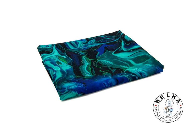 TKANINA SILK INDO TWILL FARBA SZMARAGDOWA-7757