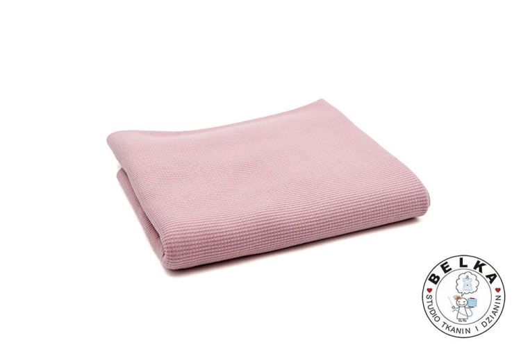 DZIANINA WAFELEK BAWEŁNIANY RÓŻ-7785