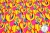 TKANINA SILK INDO TWILL TULIPANY-7911