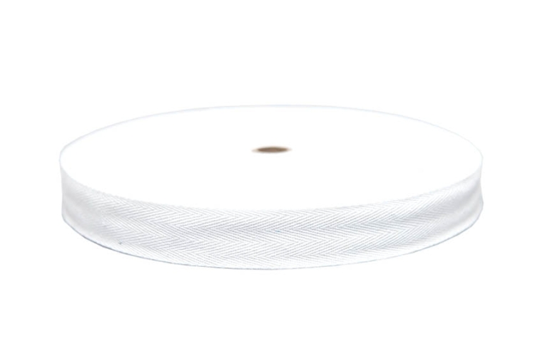 TAŚMA BAWEŁNIANA JODEŁKA 30MM BIAŁA-778
