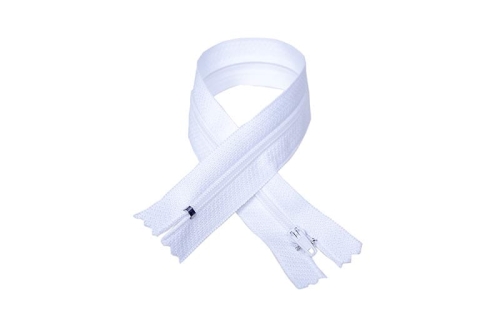 ZAMEK 20CM #3 SPIRALA BIAŁY NIEROZDZIELCZY-456